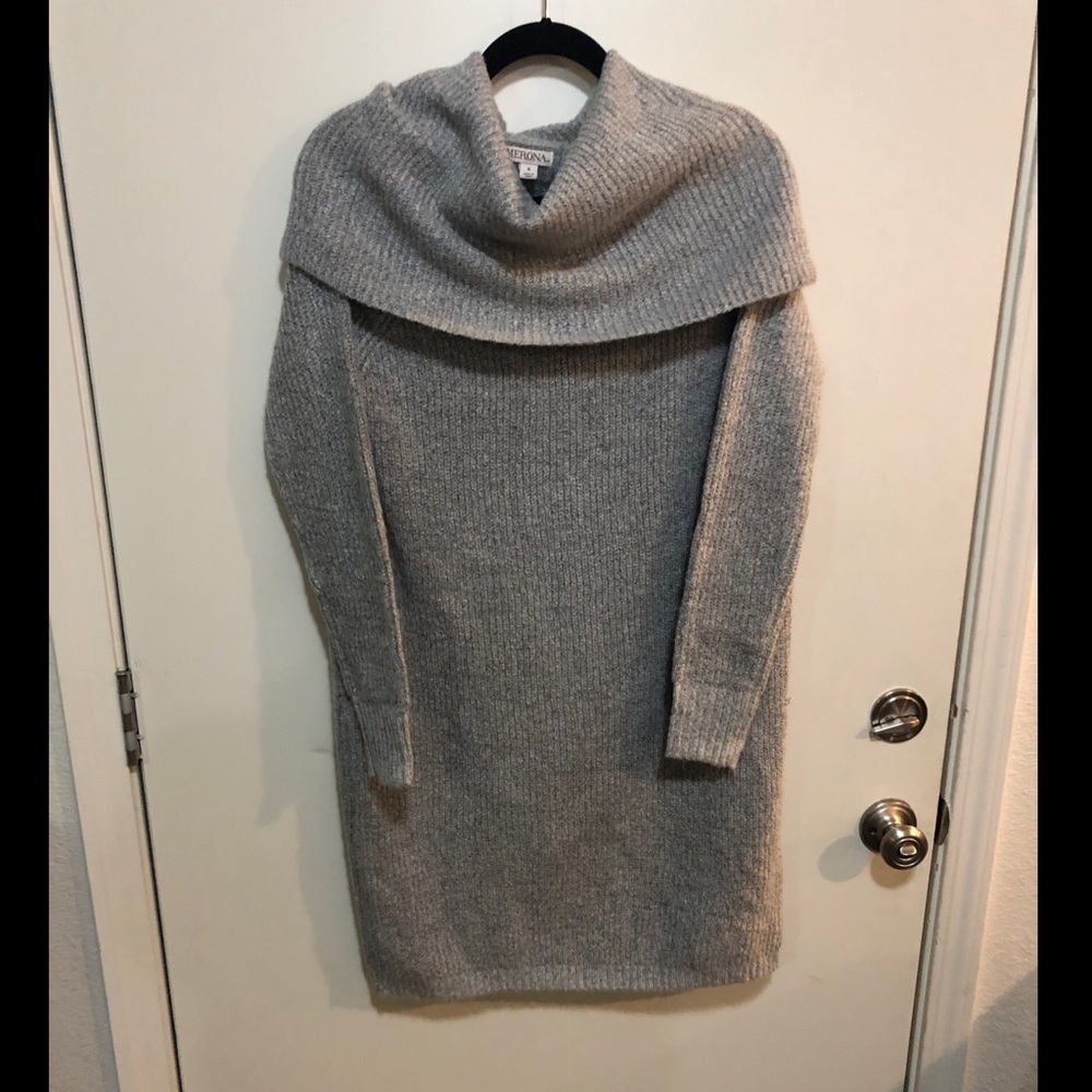 MERONA | Gray sweater dress, size S